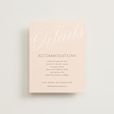 "Classic Lux" - Direction Cards in Blush by Stacey Day - Front