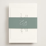 "Breathe" - Direction Cards in Linen by Jennifer Postorino - Assembled with Belly Band