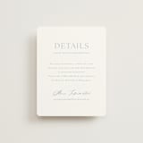 "Modern Air" - Direction Cards in Dusty Blue by Stacey Meacham - Front