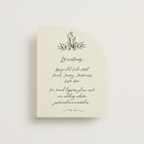"Sundaland Gardens" - Direction Cards in Ivory by Ani Somi - Front