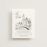 "New York Skyline" - Direction Cards in Noir by Melinda Denison - Front