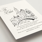 "New York Skyline" - Direction Cards in Noir by Melinda Denison - Detail