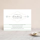 "Striped Sweet Nothings" - Direction Cards in Romantic by Tanya Lee of Frooted Design - Front