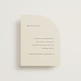 "Simply" - Direction Cards in Linen by Brianne Larsen - Front