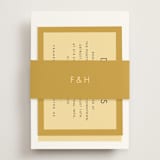 "Colorfield" - Direction Cards in Buttercup by Snow and Ivy - Assembled with Belly Band