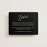 "Belle Romance" - Direction Cards in Onyx by Katherine Moynagh - Front