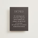 "Modernique" - Direction Cards in Stone by Ashlee Townsend - Front