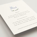 "Sweethearts" - Direction Cards in Periwinkle by Design Lotus - Detail