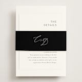 "Graceful" - Direction Cards in Onyx by Jennifer Postorino - Assembled with Belly Band