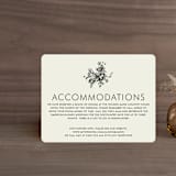 "Elegance Illustrated" - Direction Cards in Beige by Phrosné Barwood - Front