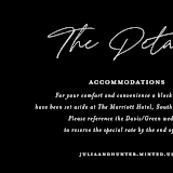 "Landscape" - Direction Cards in Black Tie by Laura Hamm - Detail