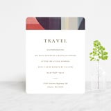 "Edgewater" - Direction Cards in Sunset by Griffinbell Paper Co. - Front