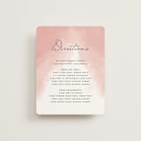 "veil sweet" - Direction Cards in Blush by Cass Imagines - Front