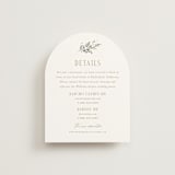 "Sprigs of Joy" - Direction Cards in Pearl by Leah Bisch - Front