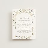"Aster" - Direction Cards in Garden by Itsy Belle Studio - Front