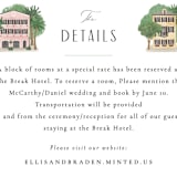 "East Bay street" - Direction Cards in Lily by Jennifer Wick - Detail