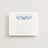 "Royal" - Direction Cards in Cobalt by Petra Kern - Front