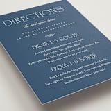 "Arched Monogram" - Direction Cards in Ecru by Erica Krystek - Detail