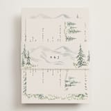 "Paradise" - Direction Cards in Forest by Petra Kern - Assembled with Belly Band