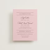 "Nola" - Direction Cards in Peony by Megan Davis - Front