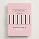 "Nola" - Direction Cards in Peony by Megan Davis - Assembled with Belly Band