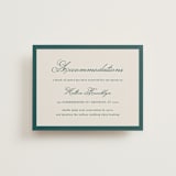 "Emerson" - Direction Cards in Evergreen by Kelly Watkins - Front