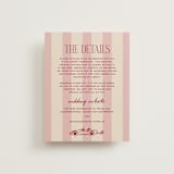 "Thompson" - Direction Cards in Rose by Jennifer Lew - Front