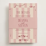 "Thompson" - Direction Cards in Rose by Jennifer Lew - Assembled with Belly Band