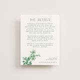 "Tropical Toile" - Direction Cards in Jade by Jenna Holcomb - Front