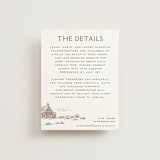 "Mountain Ranch Toile" - Direction Cards in Leather by Jenna Holcomb - Front