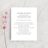"Wedding Plaid" - Direction Cards in Obsidian by Jill Means - Front