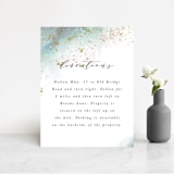 "Ethereal Dust" - Direction Cards in Topaz by Hannah Williams - Front