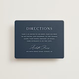 "Georgetown" - Direction Cards in Oxford by Stacey Meacham - Front
