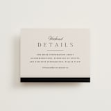 "Cambridge" - Direction Cards in Tuxedo by Amy Kross - Front