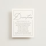 "Love Story" - Direction Cards in Alabaster by Liz Conley - Front