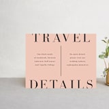 "Magazine Serif" - Direction Cards in Sand Dunes by Elly - Front
