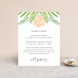 "Posie Garden Bouquet" - Direction Cards in Peach by Erika Firm - Front
