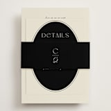 "la graine" - Direction Cards in Onyx by Alaina Cherup - Assembled with Belly Band
