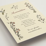 "Love Rests in a Garden" - Direction Cards in Pomegranate by Helena Vitto - Detail
