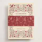 "Tapestry" - Direction Cards in Almond by Jenna Holcomb - Assembled with Belly Band