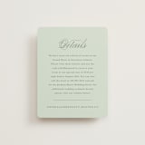 "Delicate Vines" - Direction Cards in Periwinkle by Kristen Smith - Front