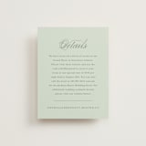 "Delicate Vines" - Direction Cards in Periwinkle by Kristen Smith - Front