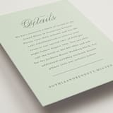 "Delicate Vines" - Direction Cards in Periwinkle by Kristen Smith - Detail