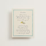 "Amalfi Coast Wedding" - Direction Cards in Aqua by Chris Griffith - Front