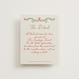 "Chantilly" - Direction Cards in Sunset by Maja Cunningham - Front