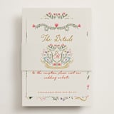 "Chantilly" - Direction Cards in Sunset by Maja Cunningham - Assembled with Belly Band