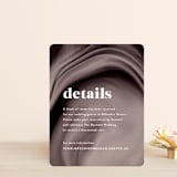 "joconde" - Direction Cards in Mahogany by chocomocacino - Front