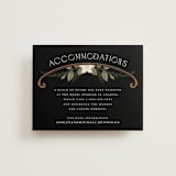 "Vintage Print" - Direction Cards in Licorice by GeekInk Design - Front