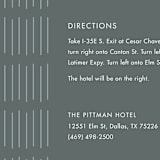 "Postale" - Direction Cards in Ebony by Ann Gardner - Detail