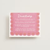 "Vienes" - Direction Cards in Carnation by Itsy Belle Studio - Front